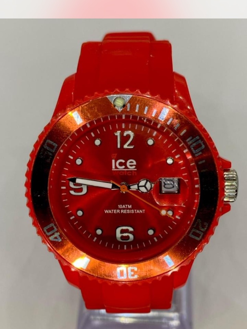 Ladies *** Ice-Watch ^^^ Ruby Red Silicone Sport Watch ***